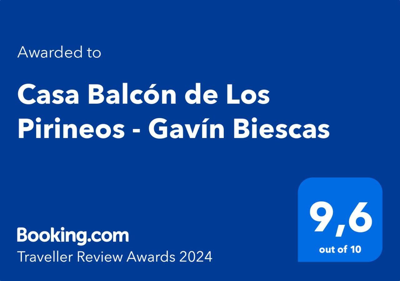 Casa Balcon De Los Pirineos - Gavin Biescas Exteriér fotografie