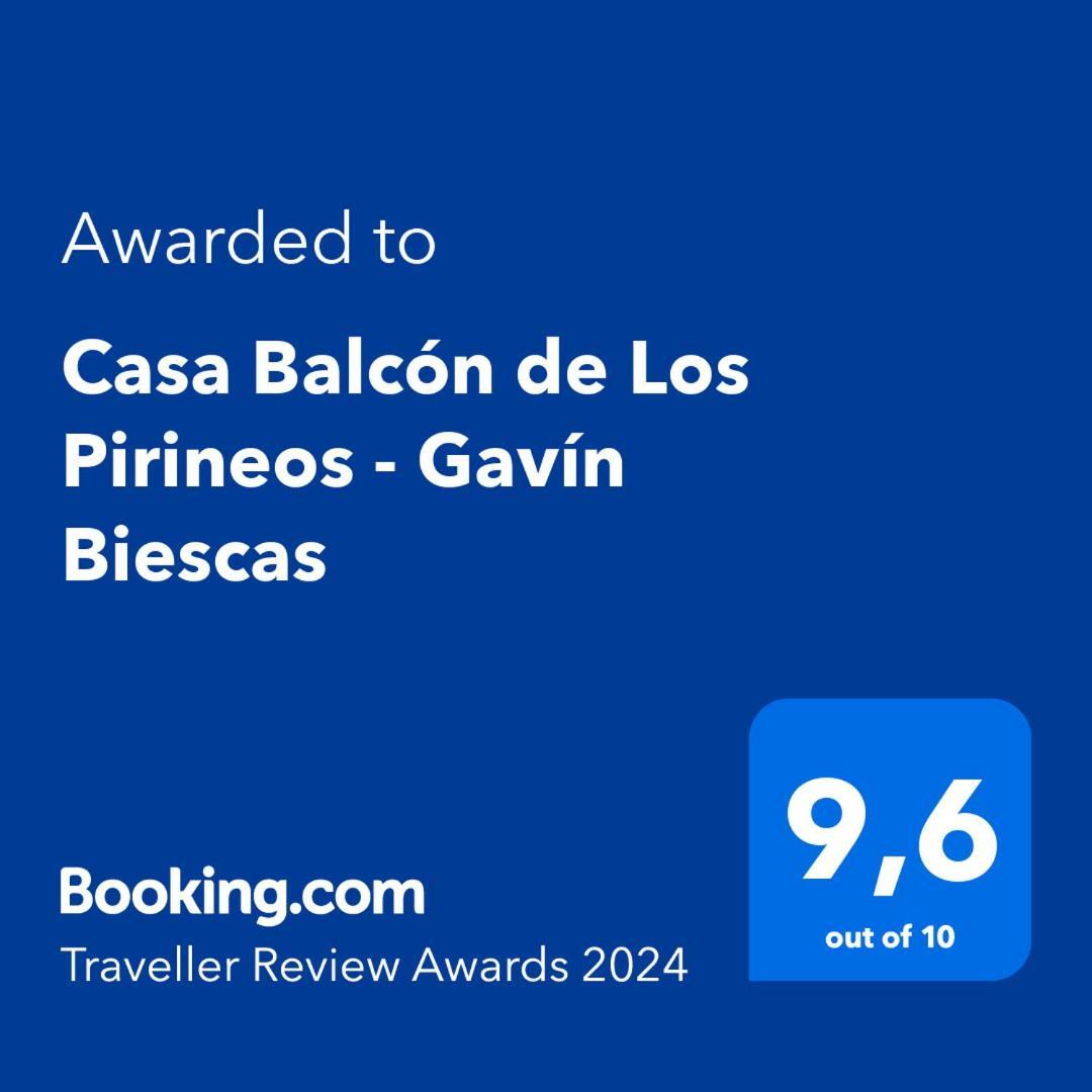 Casa Balcon De Los Pirineos - Gavin Biescas Exteriér fotografie